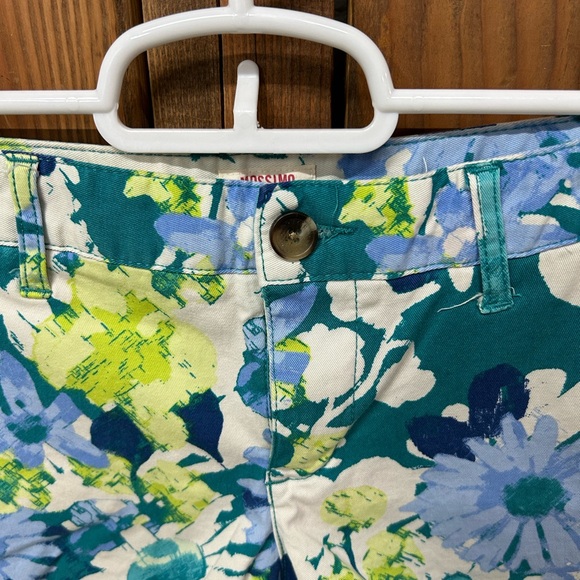 Mossimo women’s size 11 blue green floral shorts - Picture 4 of 6